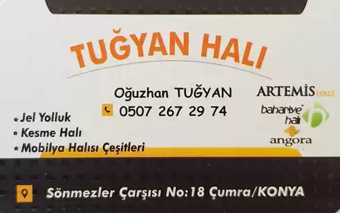 Tuğyan Halı Kartviziti